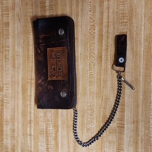 Lont Haul USA made Long Truck Driver Wallet with chain